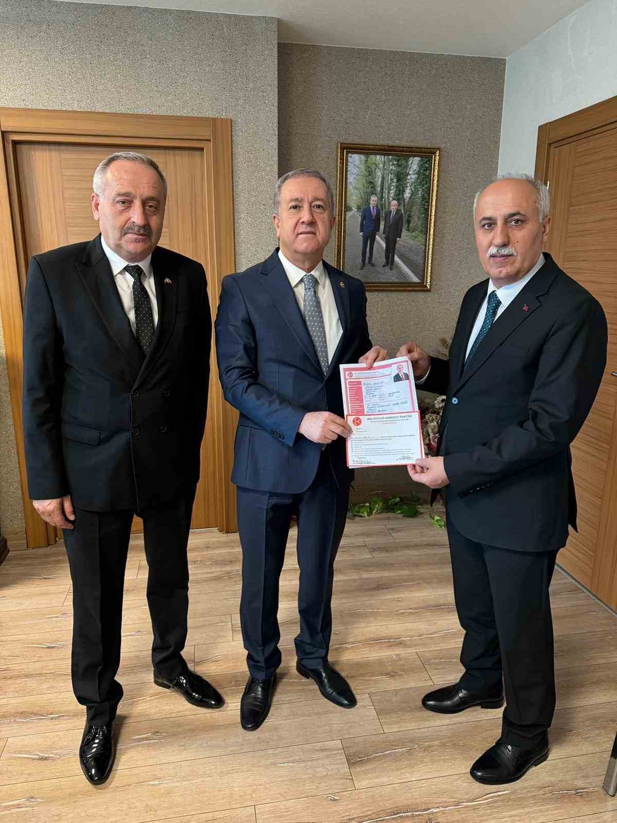 Yenişehir Belediye Başkanı Davut Aydın’dan adaylık başvurusu 