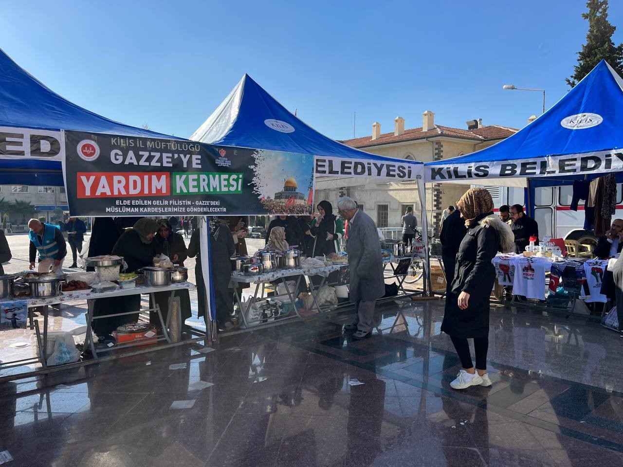 Kilis’te Filistinliler için yardım etkinliği düzenlendi
