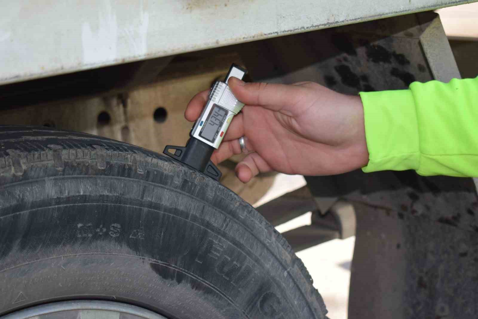 Ordu&rsquo;da kış lastiği denetimleri başladı
