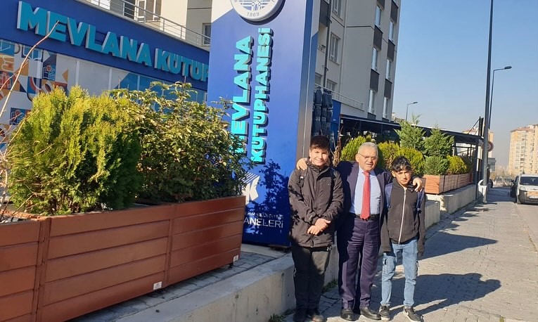 &lsquo;K&uuml;t&uuml;phaneler Şehri&rsquo;nin mimarı B&uuml;y&uuml;kkılı&ccedil;&rsquo;tan Mevlana K&uuml;t&uuml;phanesi&rsquo;ne ziyaret
