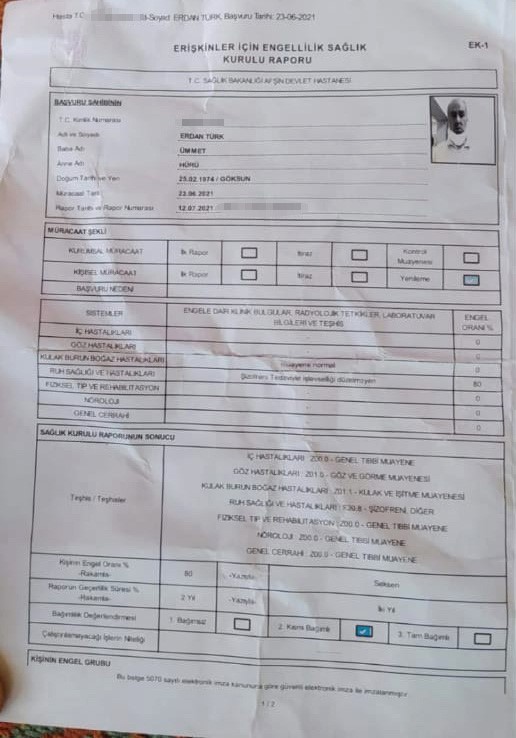 Cezaevinden &ccedil;ıkıp kaybolan engelliyi ailesi sokak sokak arıyor
