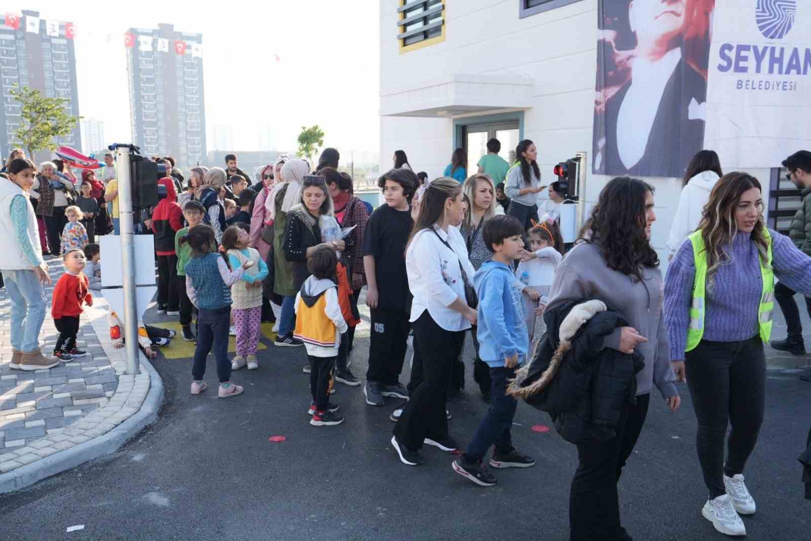 Seyhan Belediyesi tarafndan ocuk trafik eitim park ald
