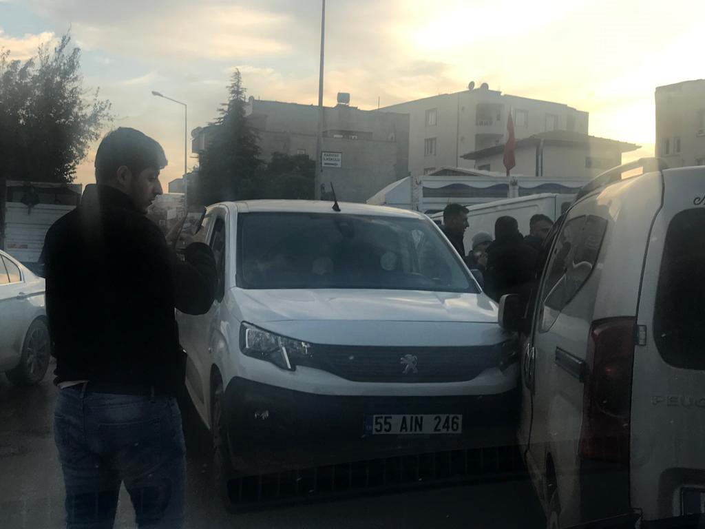 Batman’da maddi hasarlı zincirleme trafik kazası