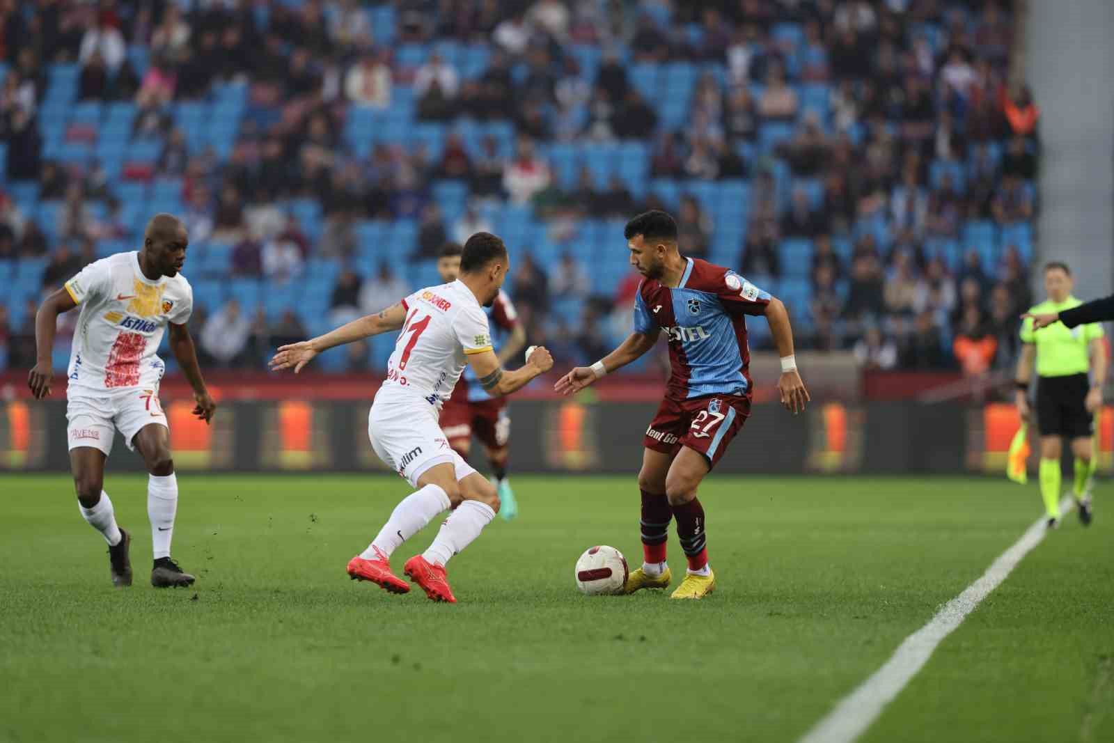 Trendyol Süper Lig: Trabzonspor: 0 - Kayserispor: 0 (İlk yarı )
