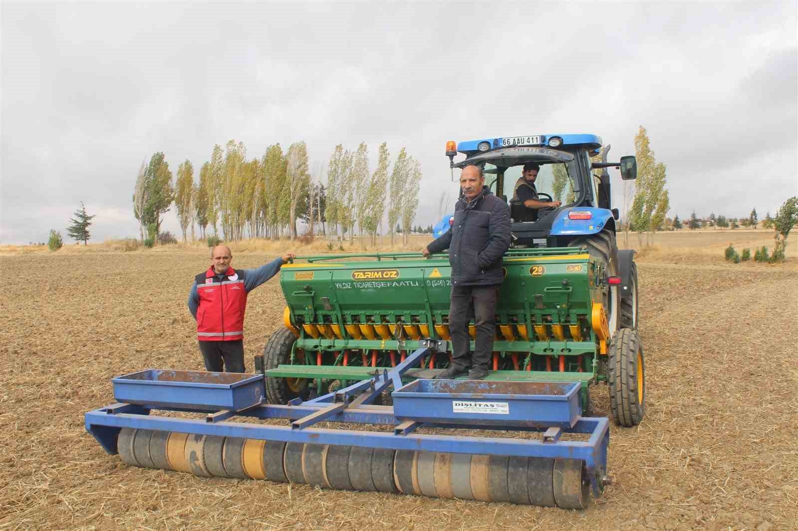 Kışlık mercimek demonstrasyon ekimi yapıldı