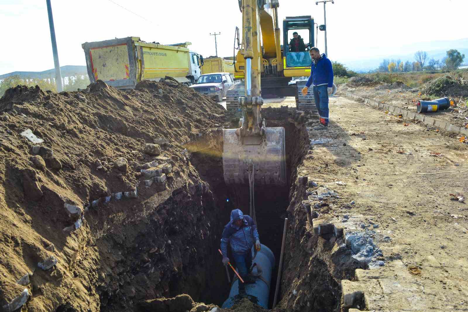 Erbaa’da altyapı yatırımları devam ediyor 