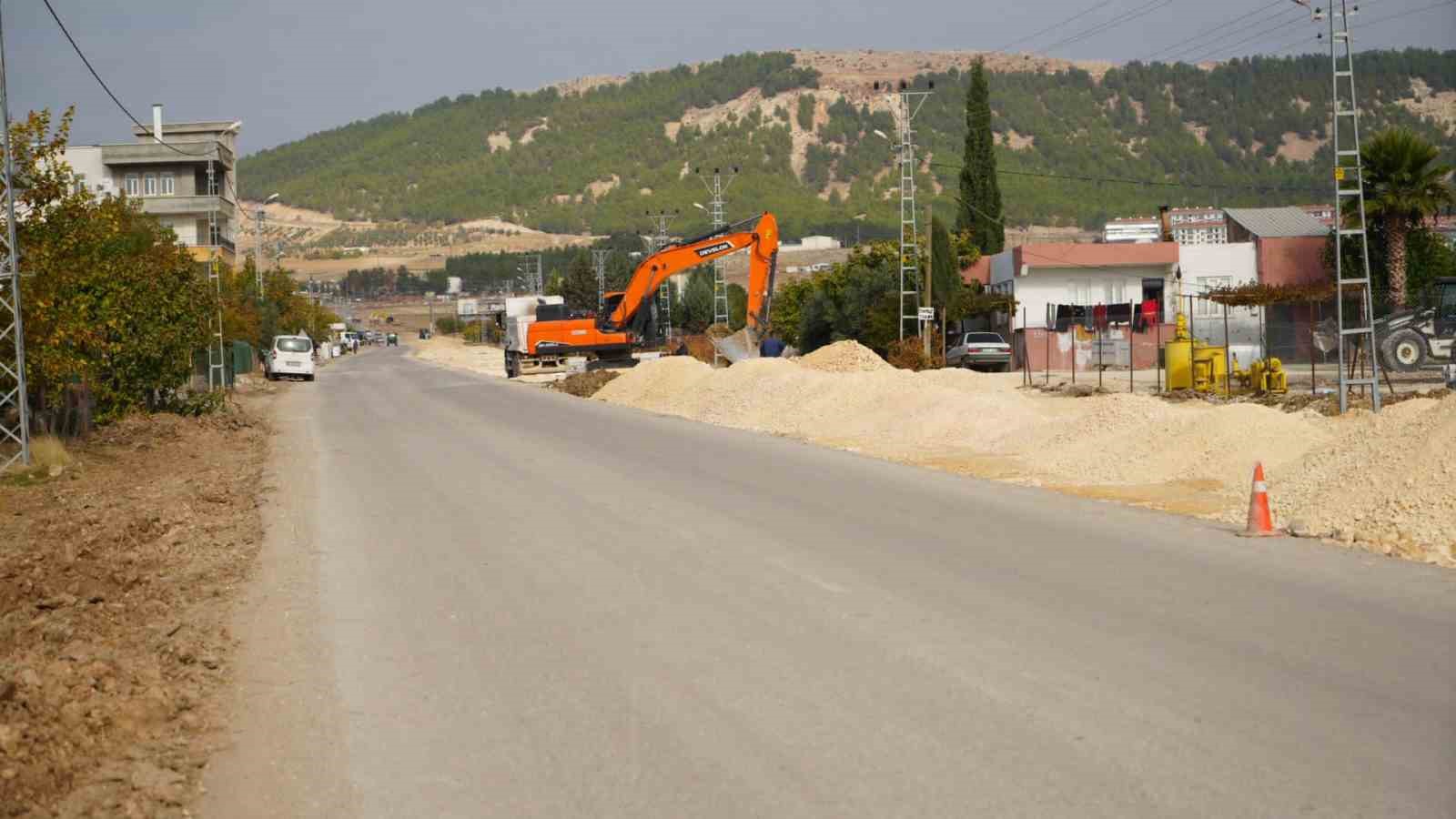 Türmüz yolunda genişletme çalışmaları başladı