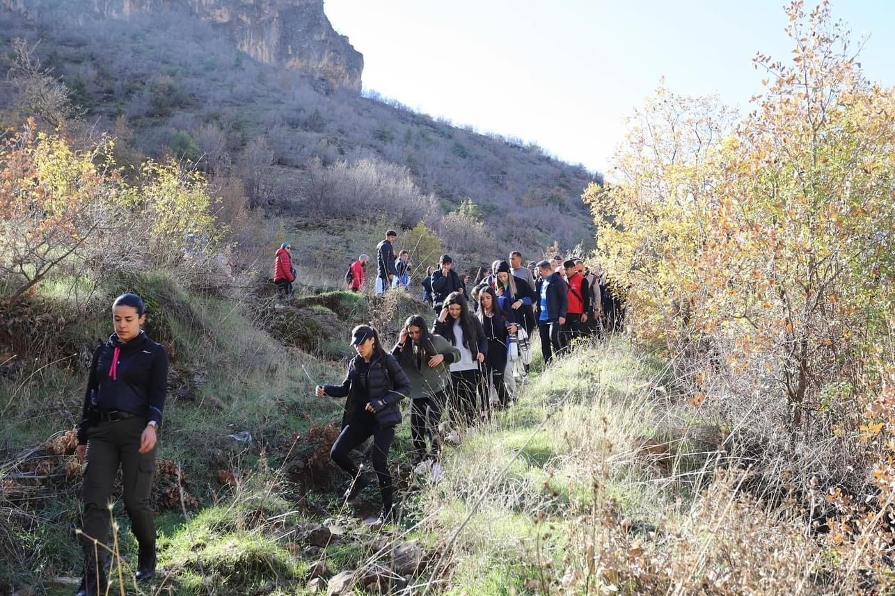 &Ccedil;ukurca&rsquo;da Belat vadisine doğa y&uuml;r&uuml;y&uuml;ş&uuml; d&uuml;zenlendi
