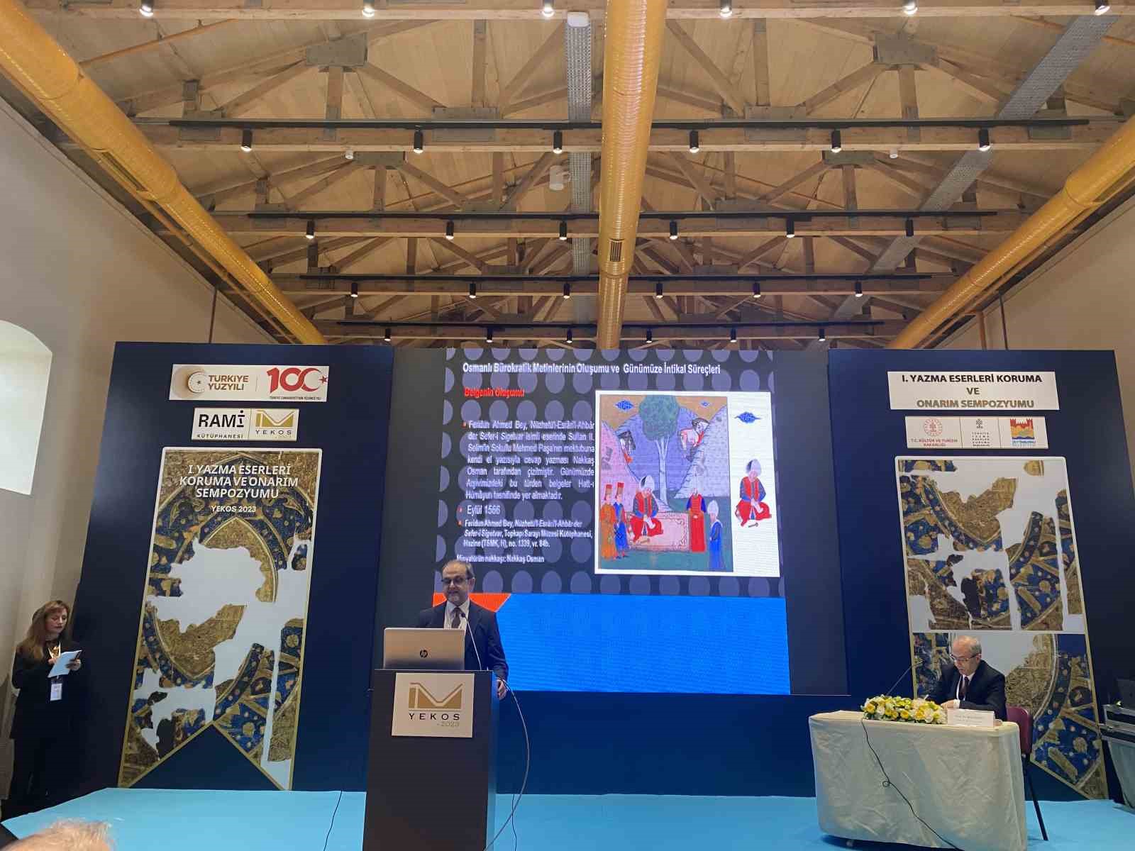 Türkiye’de bir ilk: "Geçmişten Günümüze Yazma Eser Konservasyonu" sergisi Rami Kütüphanesi’nde açıldı