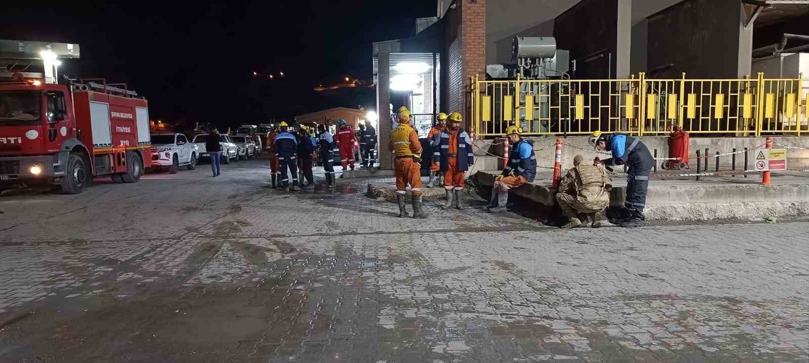 Cengiz Holding’e ait maden ocağında incelemeler devam ediyor