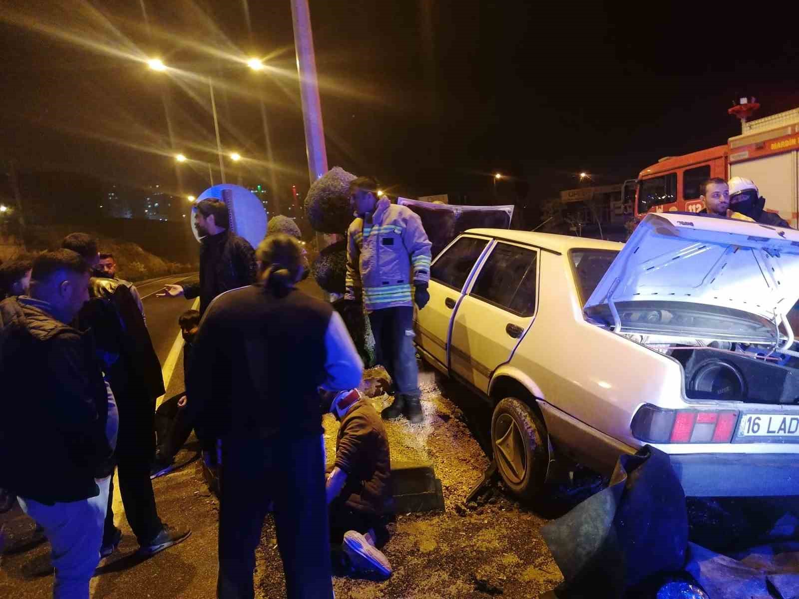 Mardin&rsquo;de trafik kazası: 5 yaralı
