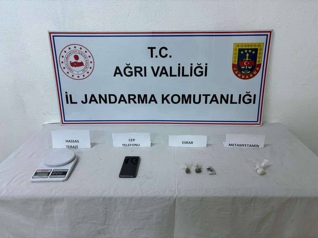 Ağrı’da 1 kişi uyuşturucudan yakalandı
