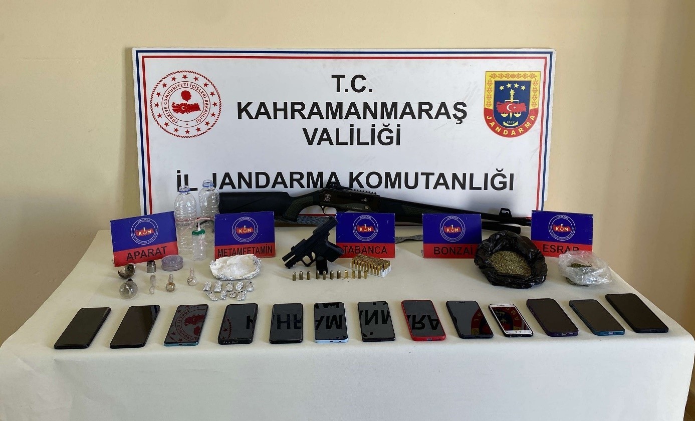 Kahramanmaraş’ta 3 haftada uyuşturucu sattığı öne sürülen 188 kişi yakalandı
