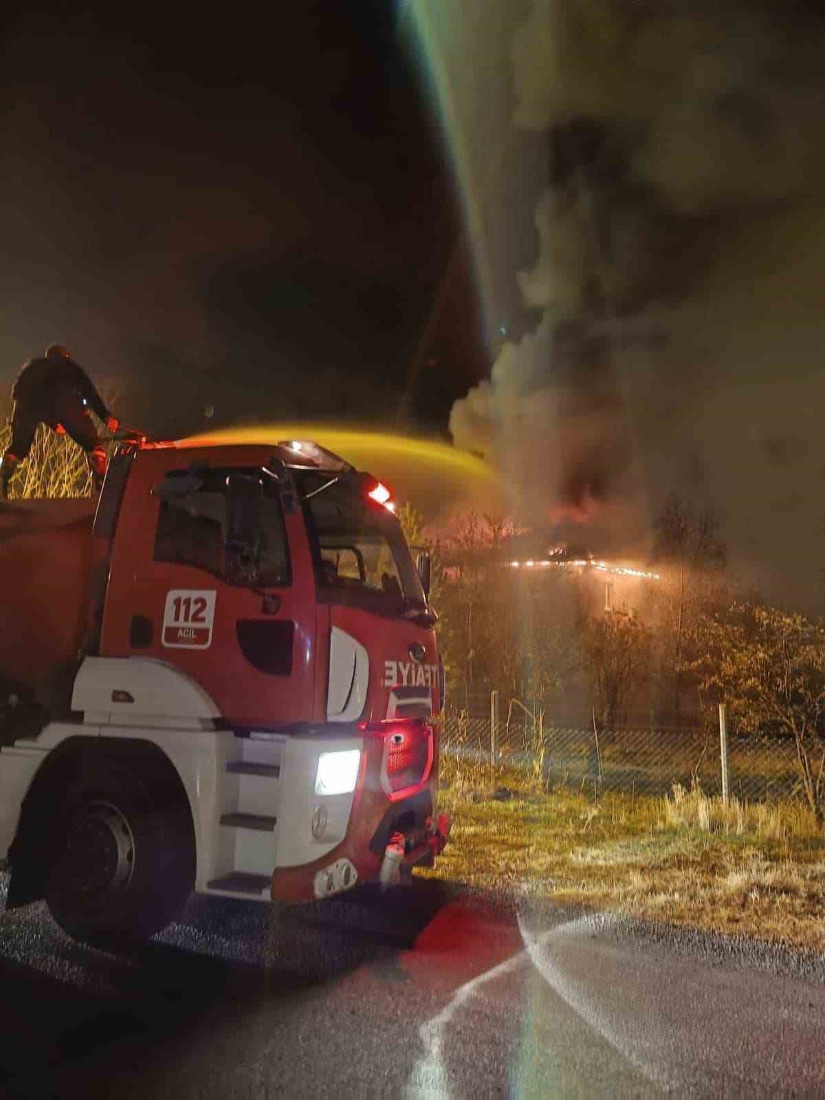 Çankırı’da ev yangını
