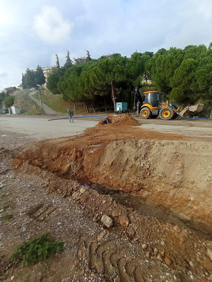 Demirci’nin içme suyu terfi hattı çalışmaları tamamlandı