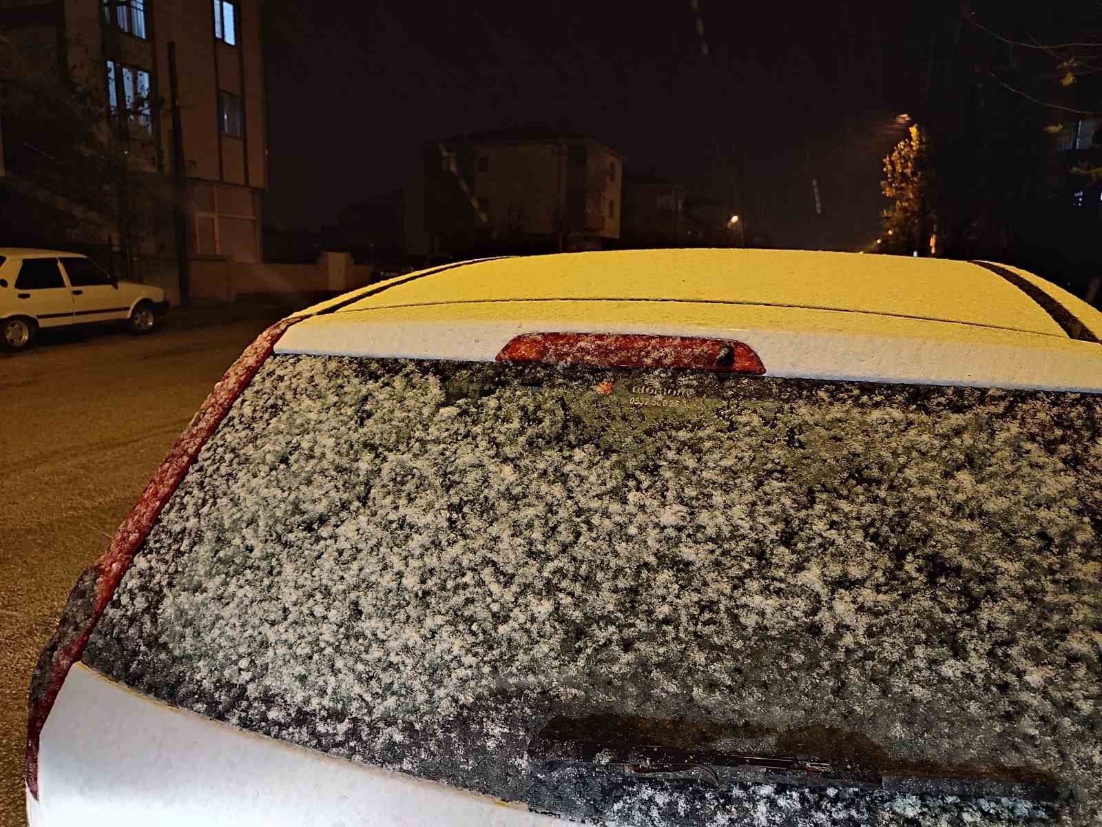 Keşan&rsquo;da kar yağışı başladı
