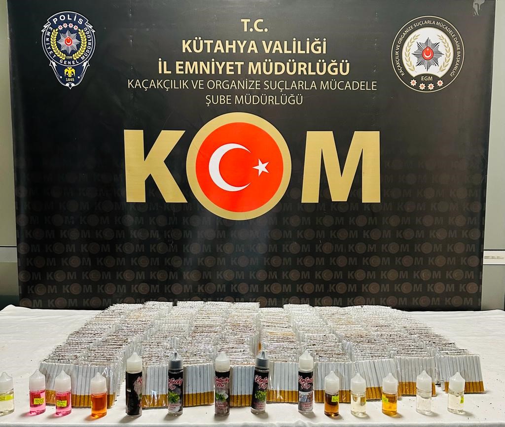 Kütahya’da kaçak tütün operasyonu