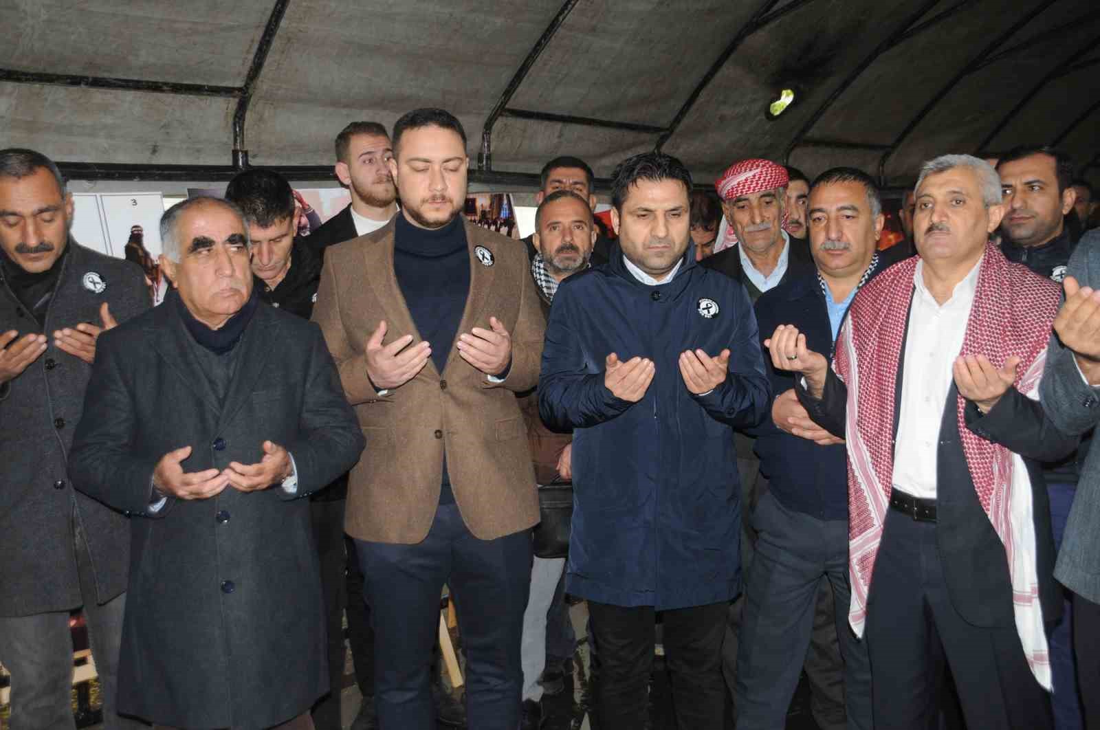 STK&rsquo;lar Cizre&rsquo;de &rsquo;Filistin İnsanlık N&ouml;beti &Ccedil;adırı&rsquo; kurdu
