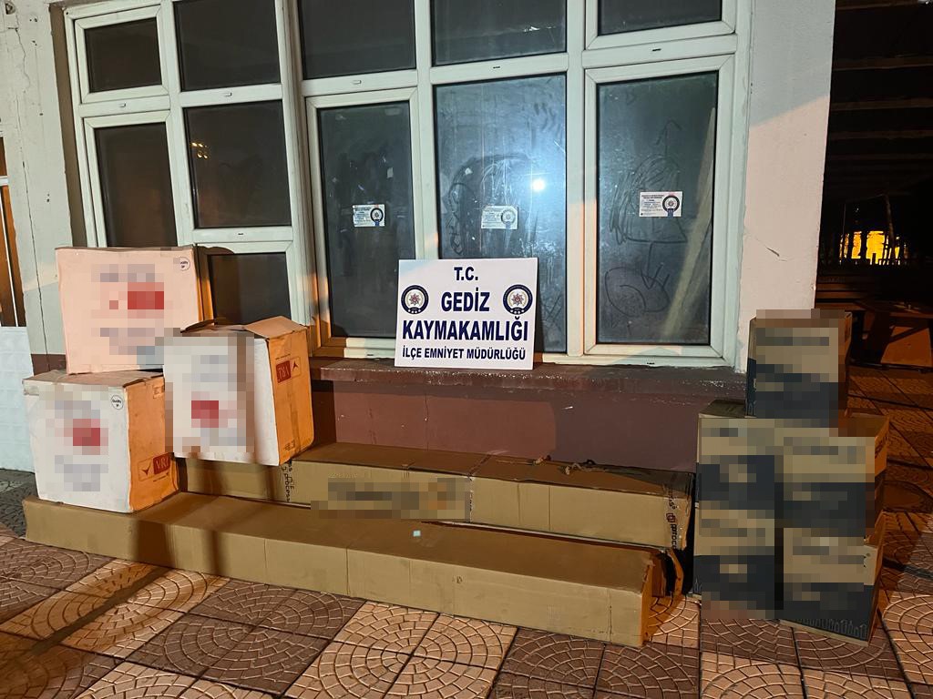 Gediz’de hırsızlık zanlısı çaldığı eşyalarla birlikte yakalandı