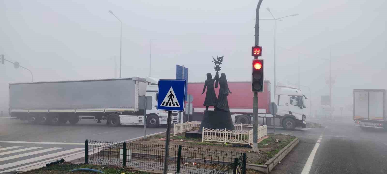 Iğdır’da yoğun sis etkili oluyor