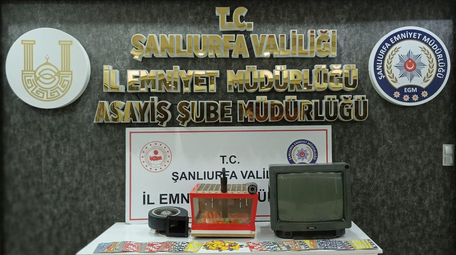 Şanlıurfa’da tombala baskını