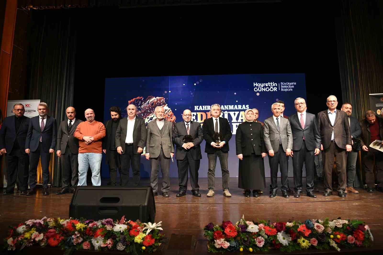 Kahramanmaraş&rsquo;ta edebiyat &ouml;d&uuml;lleri sahiplerini buldu
