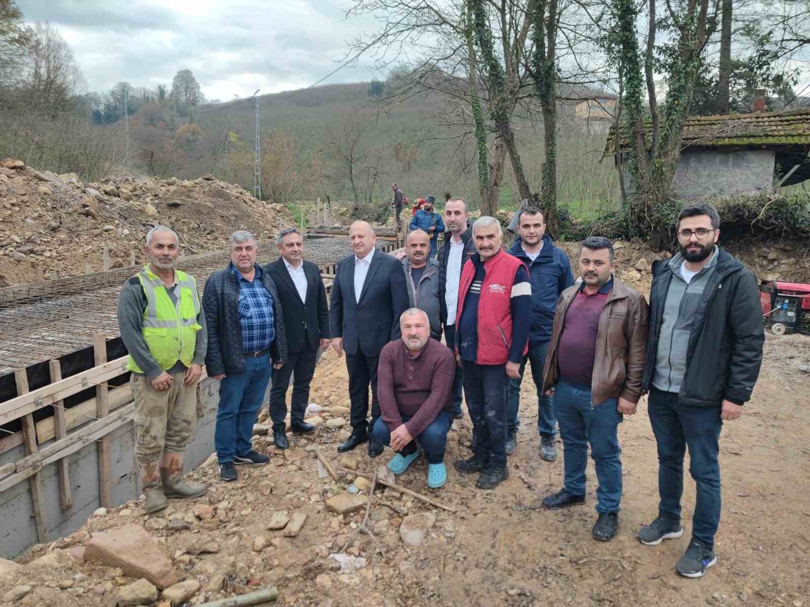 Ünye’de su taşkınlarına kalıcı çözüm