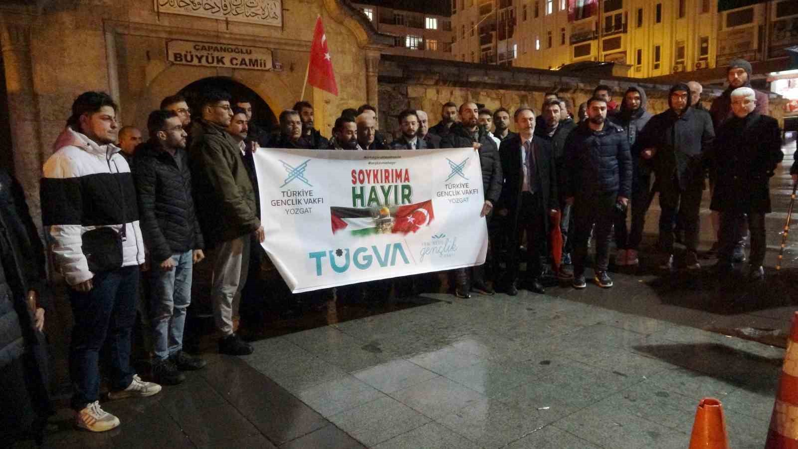 TÜGVA Yozgat temsilciliğinden ABD’ye tepki
