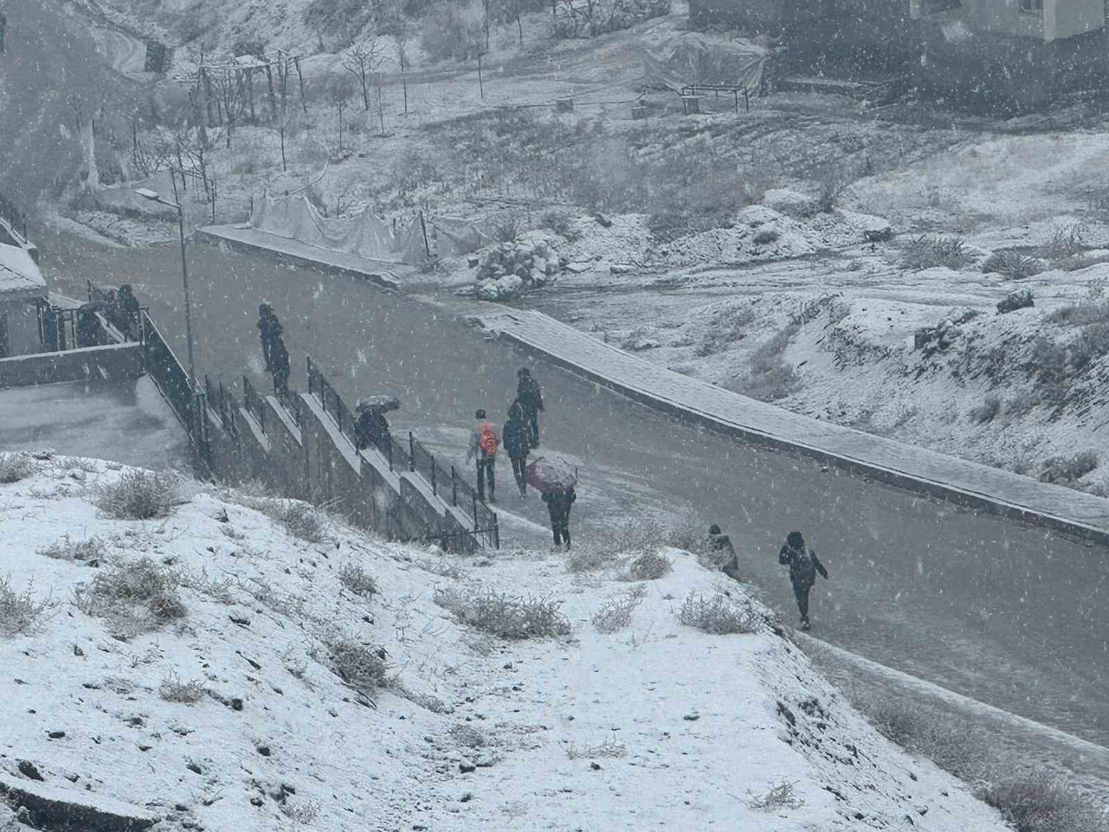 Y&uuml;ksekova beyaza b&uuml;r&uuml;nd&uuml;
