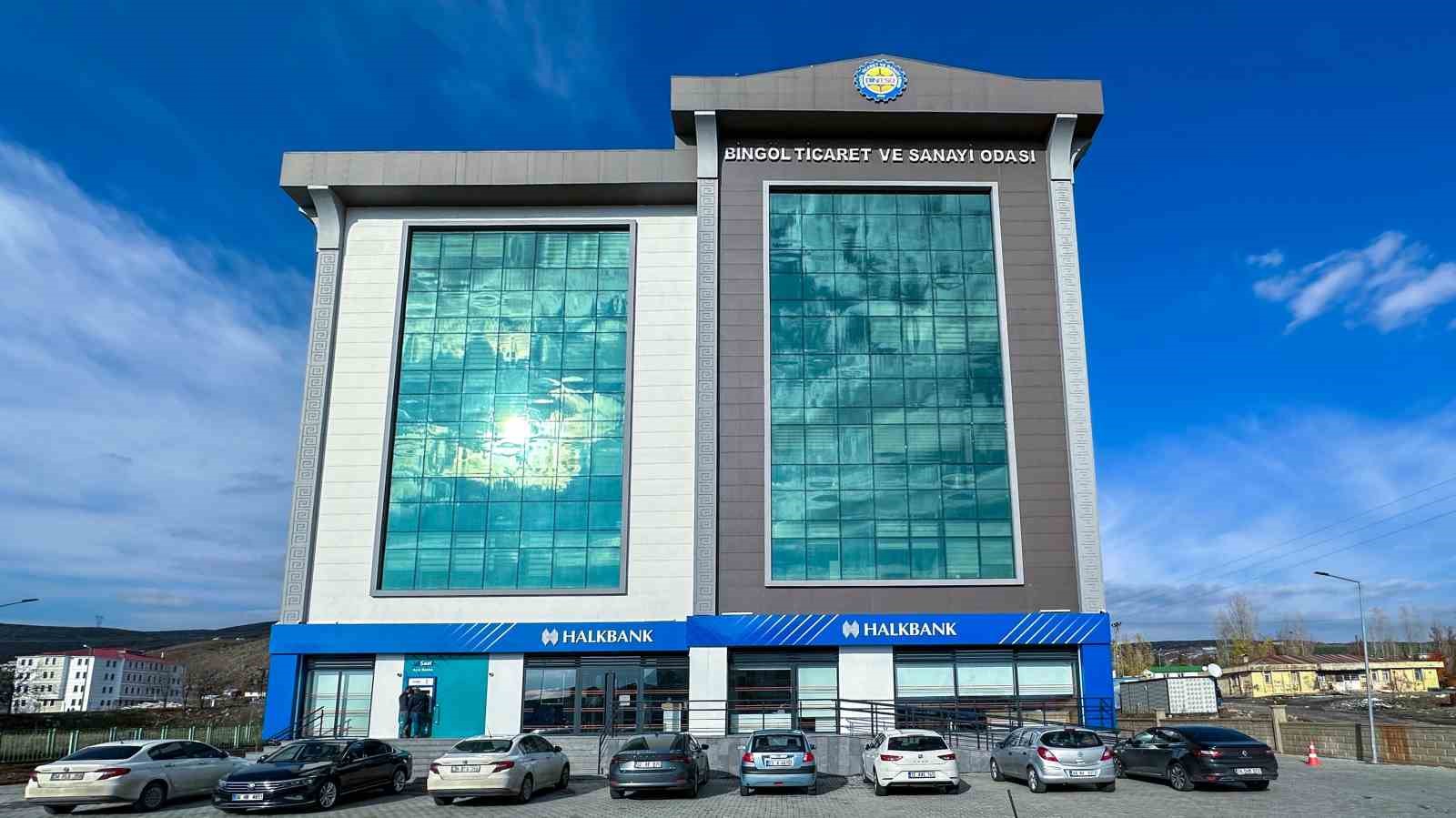 BİNTSO binasında Halkbank şubesi hizmet vermeye başladı
