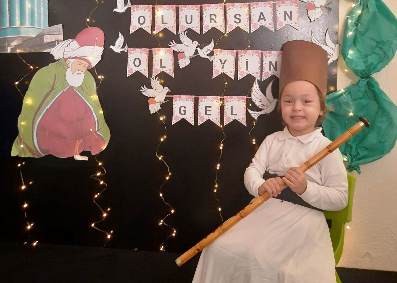 Simav’da 4-6 yaş Kur’an Kursunda Mevlana Haftası etkinliği