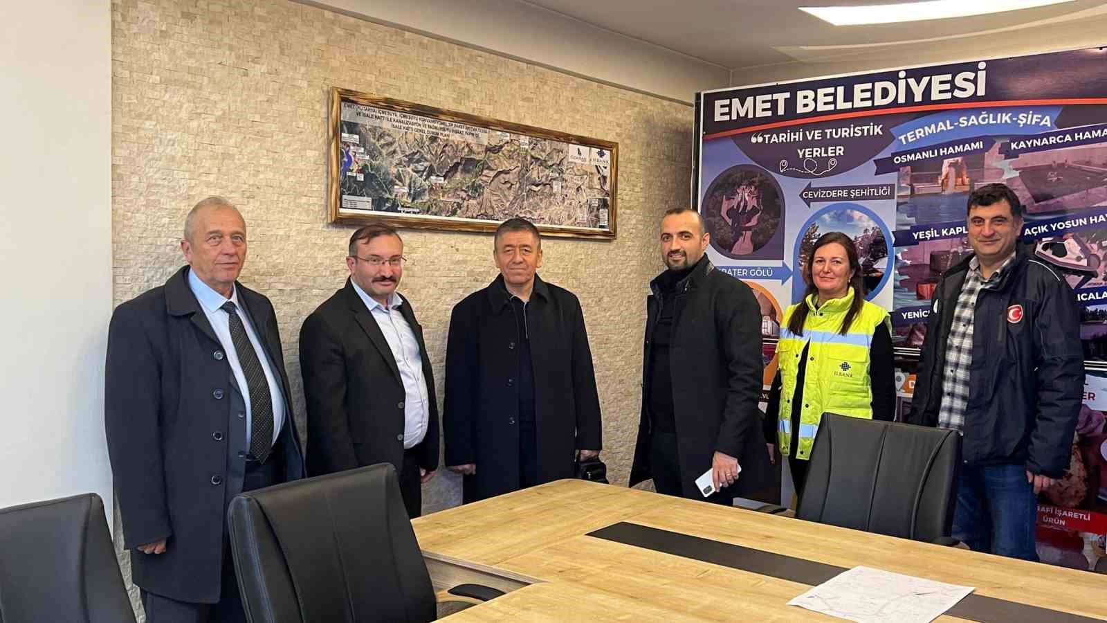 İller Bankası teknik heyeti Emet’in alt yapısını inceledi