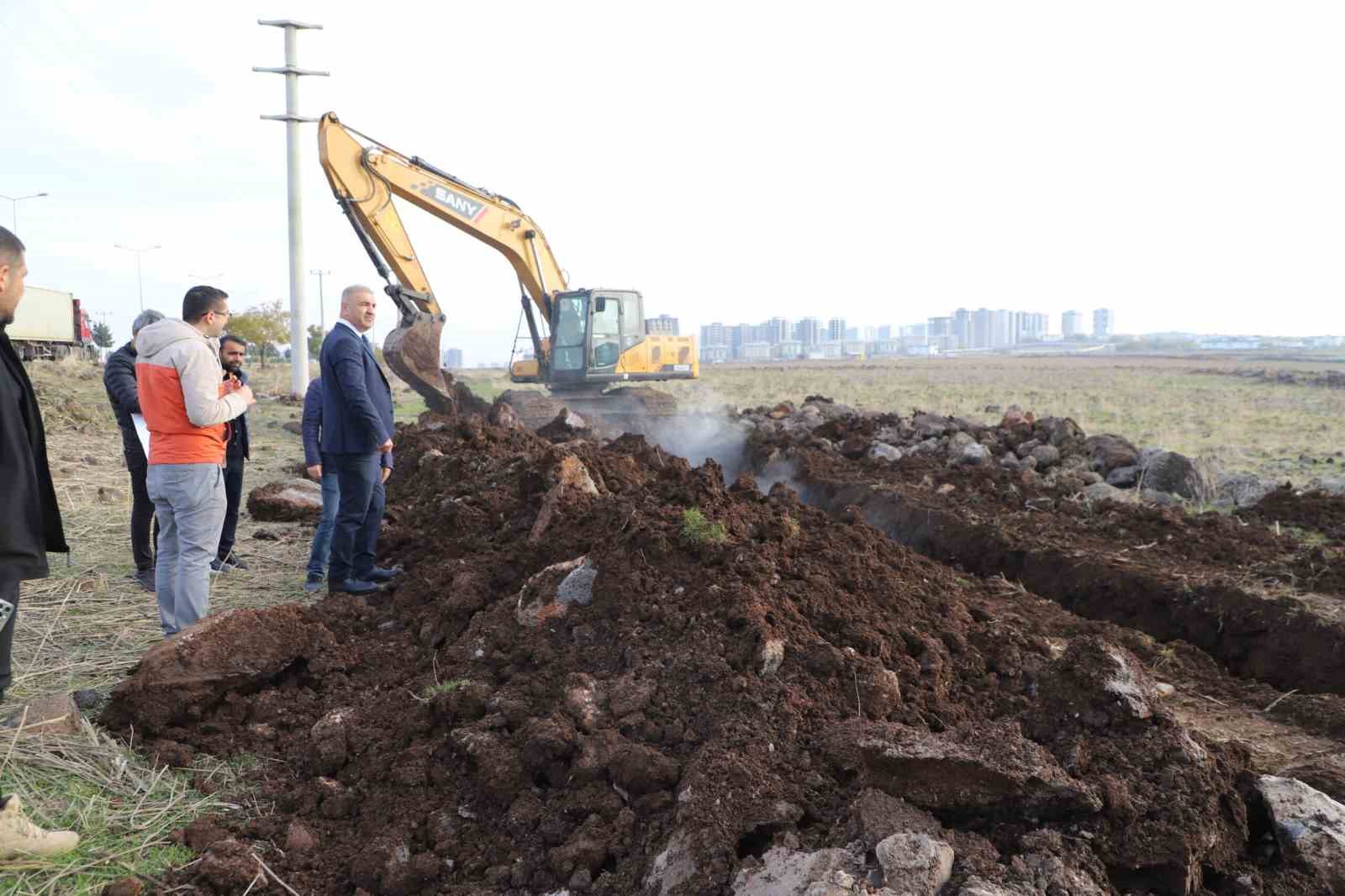 Diyarbakır’da yeni yerleşim alanlarında içmesuyu ve kanalizasyon çalışması