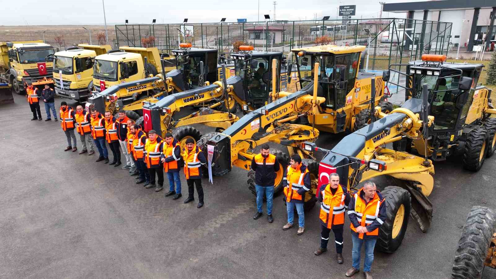 Türkiye’nin yüzölçümü bakımından en büyük 2. şehri olan Sivas kışa hazır