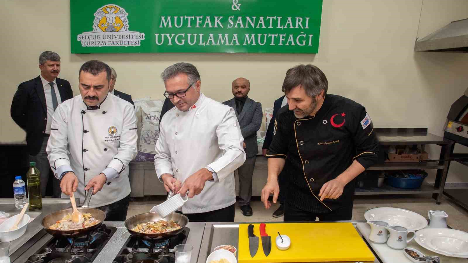 Selçuk Üniversitesi Turizm Fakültesi, Türk ve dünya mutfağına şefler yetiştirecek