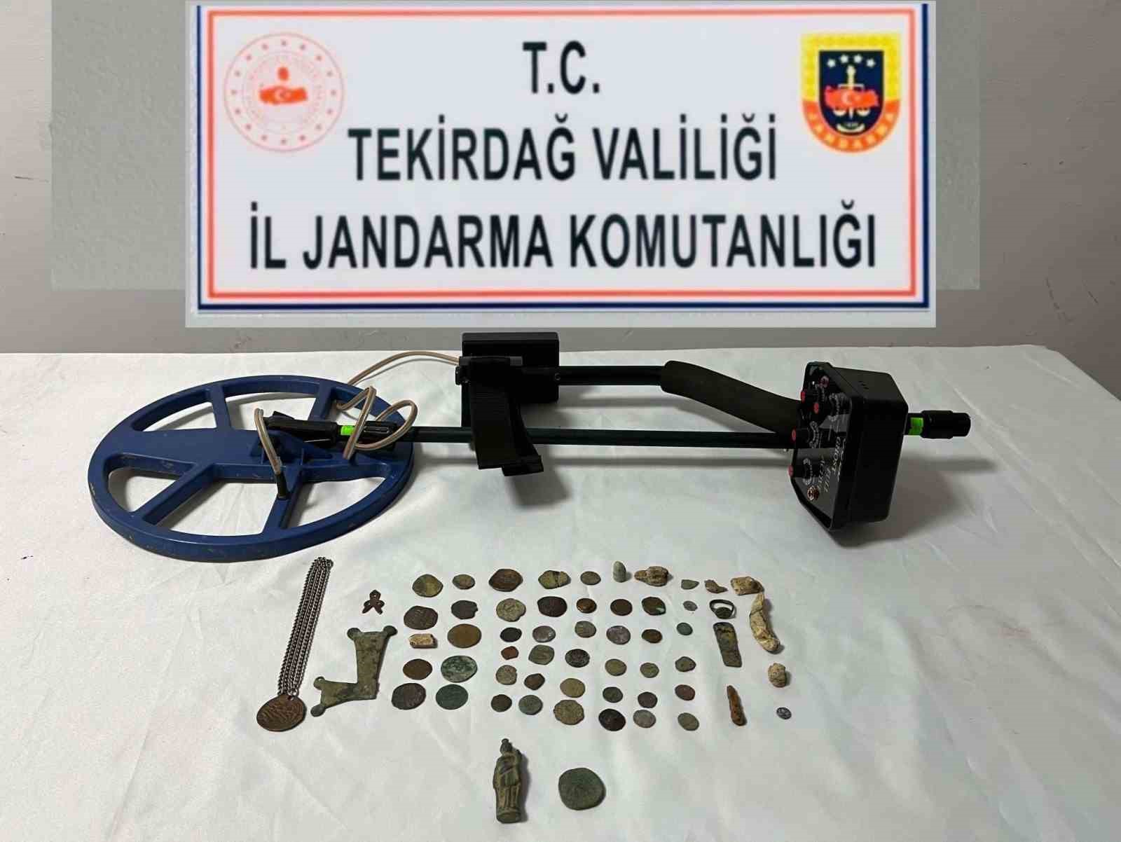 Tekirdağ’da tarihi eser operasyonu