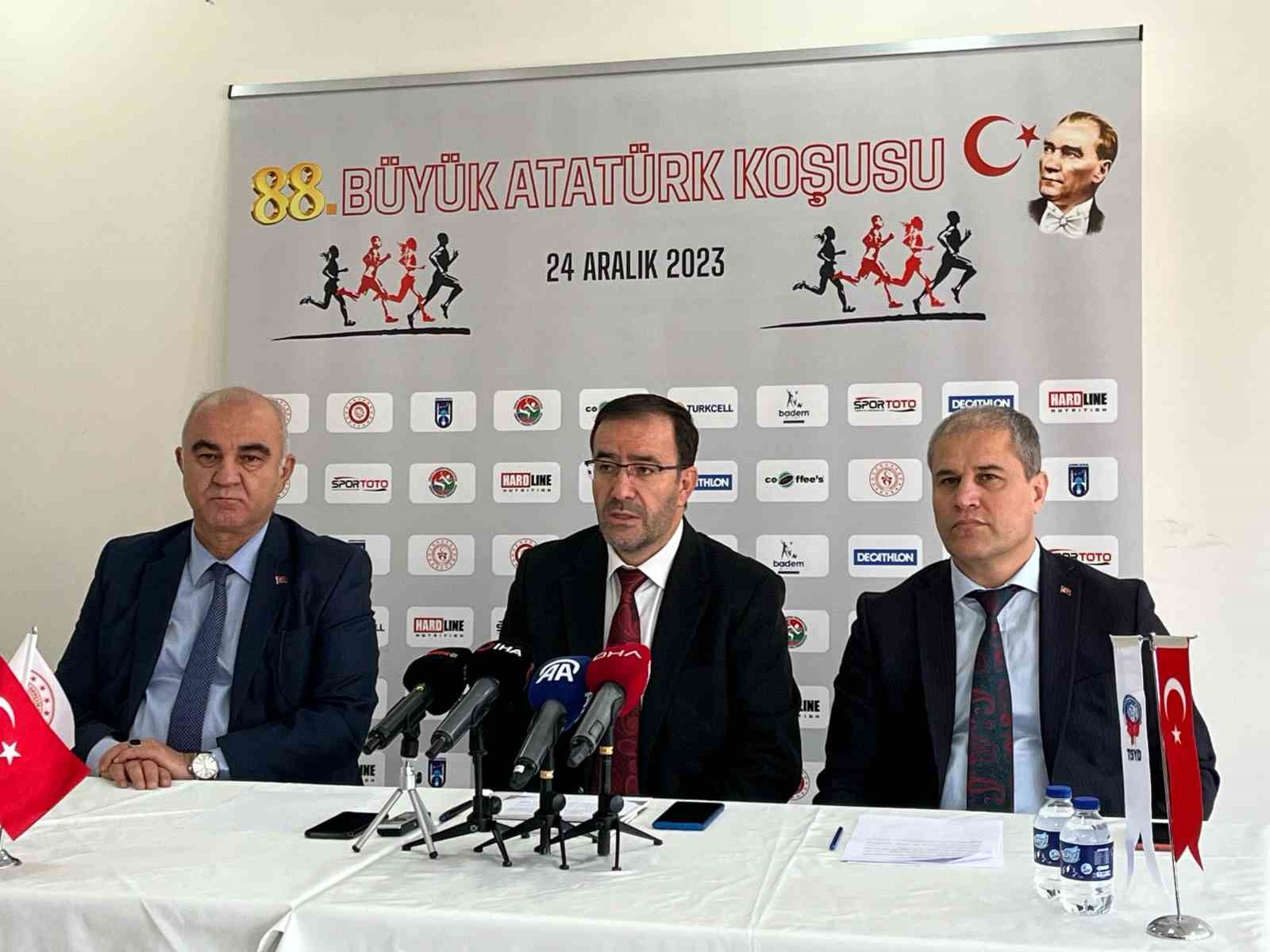 88. Büyük Atatürk Koşusu 24 Aralık’ta Ankara’da düzenlenecek