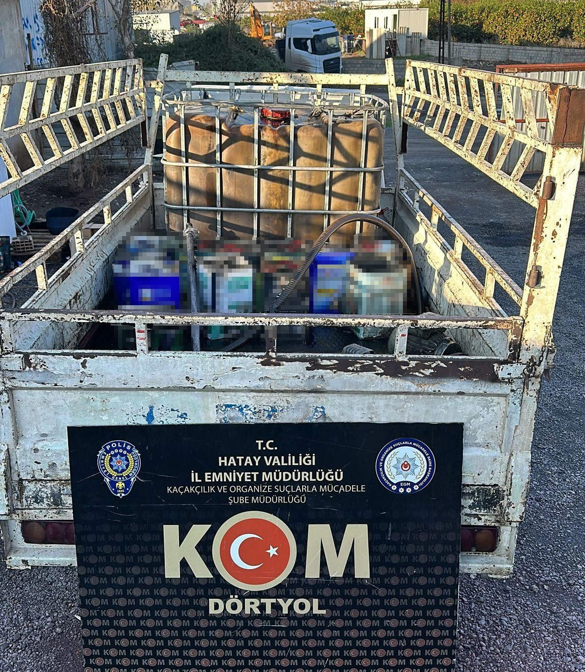 Payas’ta 3 bin 250 litre kaçak akaryakıt ele geçirildi