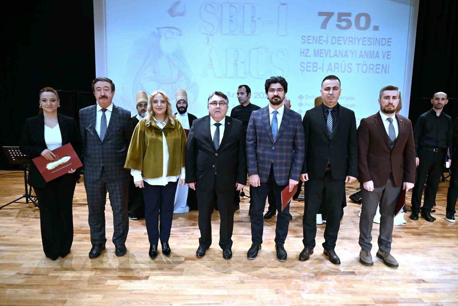 ZBE&Uuml;&rsquo;de Hz. Mevlana&rsquo;yı Anma ve Şeb-i Arus t&ouml;reni ger&ccedil;ekleştirildi
