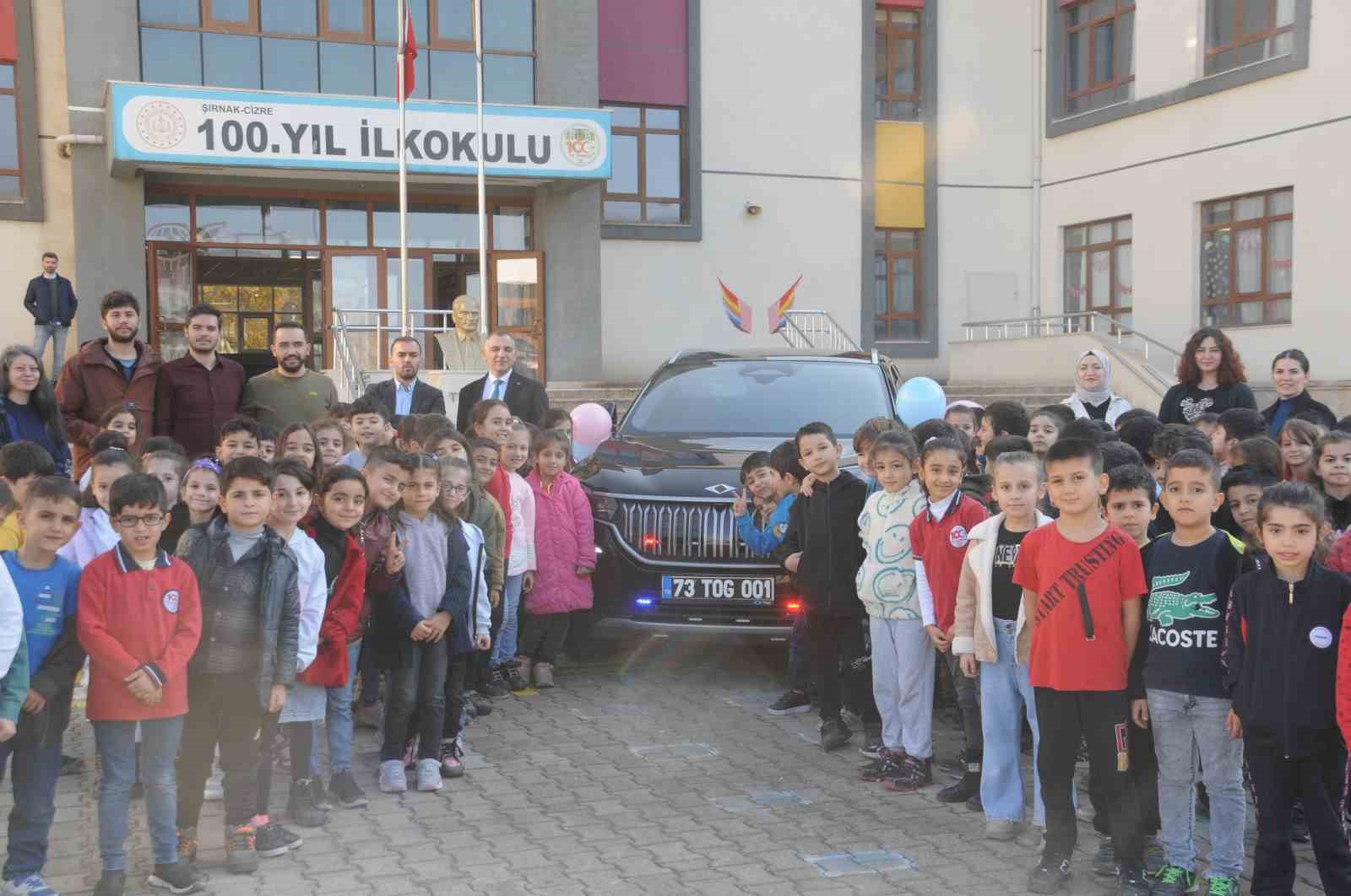 Cizreli öğrenciler Yerli Malı Haftasını TOGG ile kutladı