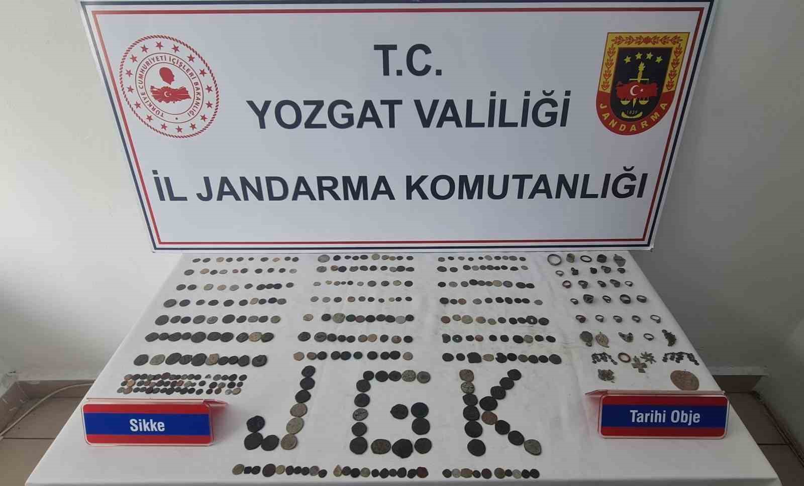 Yozgat’ta tarihi eser operasyonu: 1 gözaltı