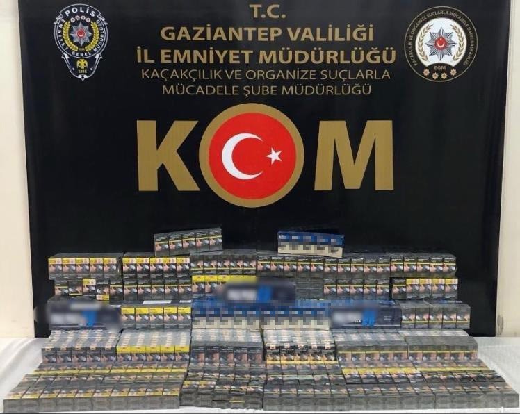 Gaziantep’te kaçak sigara operasyonu: 4 şüpheli yakalandı
