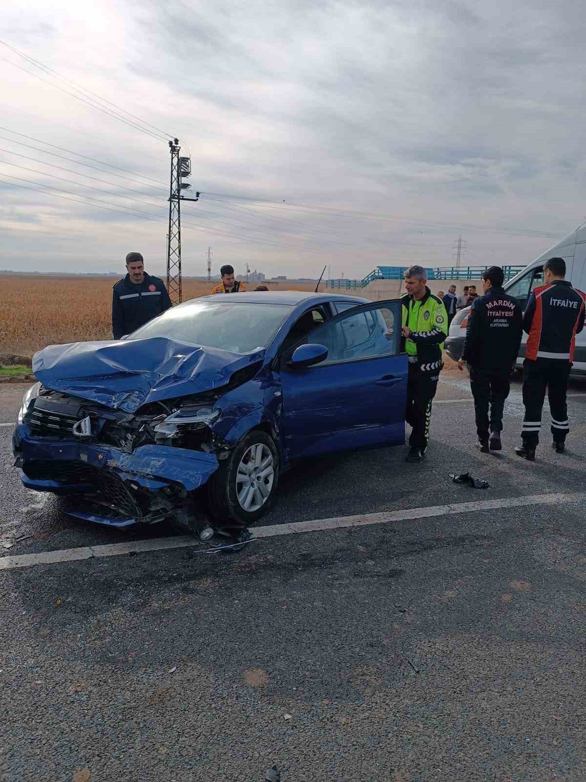 Mardin’de trafik kazası: 4 yaralı