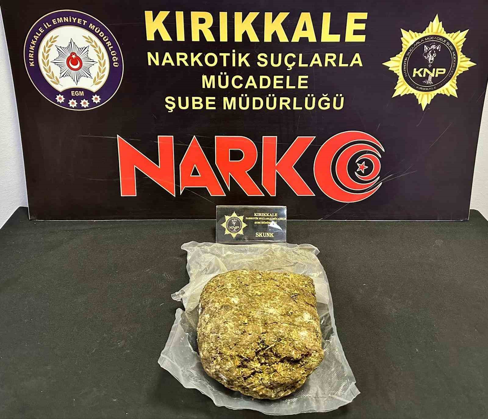 Kırıkkale’de 986 gram skunk ele geçirildi: 2 gözaltı