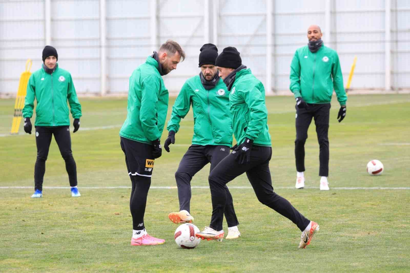 Konyaspor, Samsunspor maçı hazırlıklarına devam etti