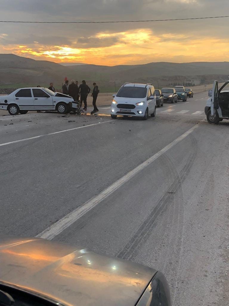 Kurtalan’da trafik kazası