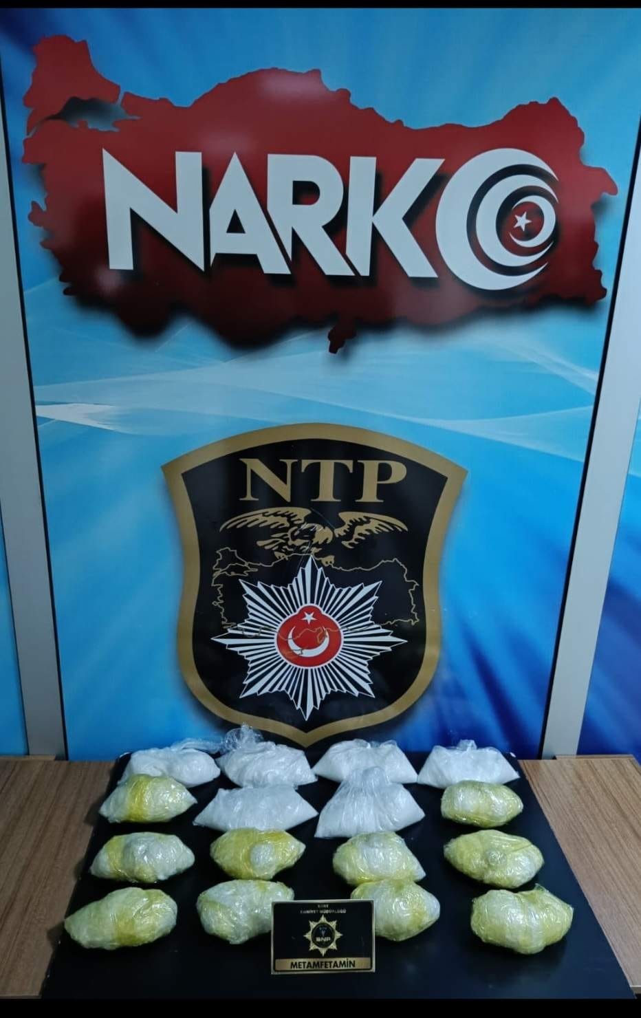 Siirt’te 8,5 kilo metamfetamin ele geçirildi: 2 tutuklama