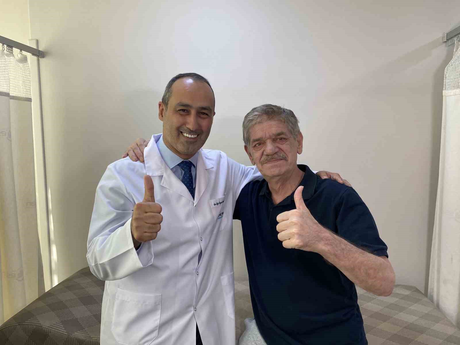 Ayağındaki yara parmağından etti: "Tek parmakla kurtarınca bayram ettim"