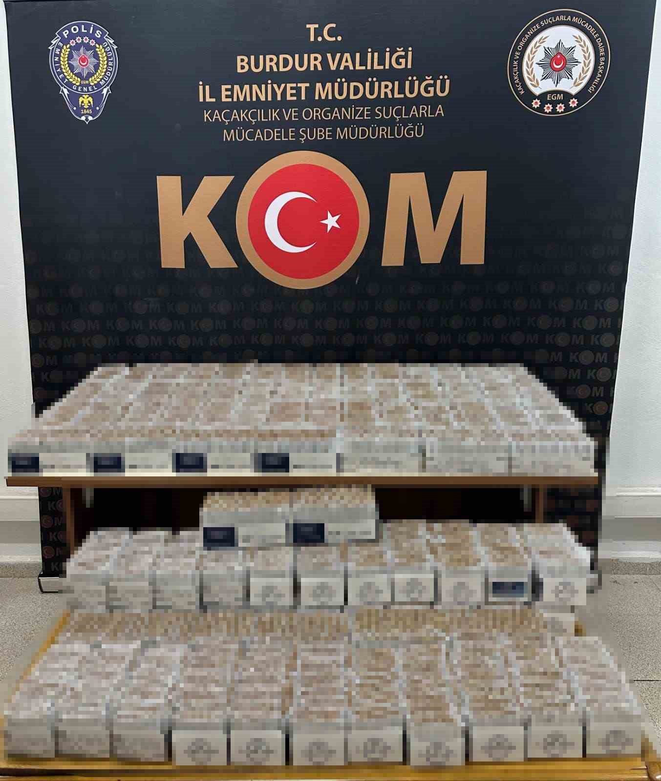 Burdur’da kaçakçılık operasyonu: 2 şahıs tutuklandı