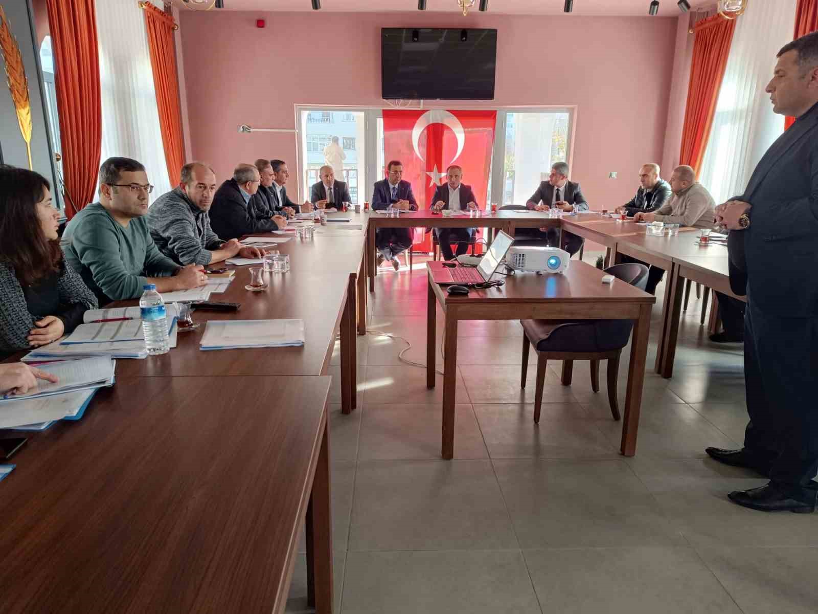 Siirt’te İl Tarımsal Üretim Planlama Teknik Komitesi toplantısı gerçekleştirildi